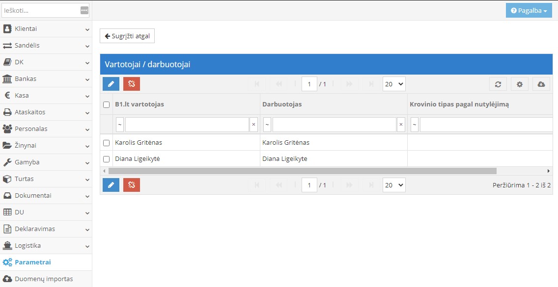 Darbuotojo vardo ir pavardės automatinis generavimas dokumente