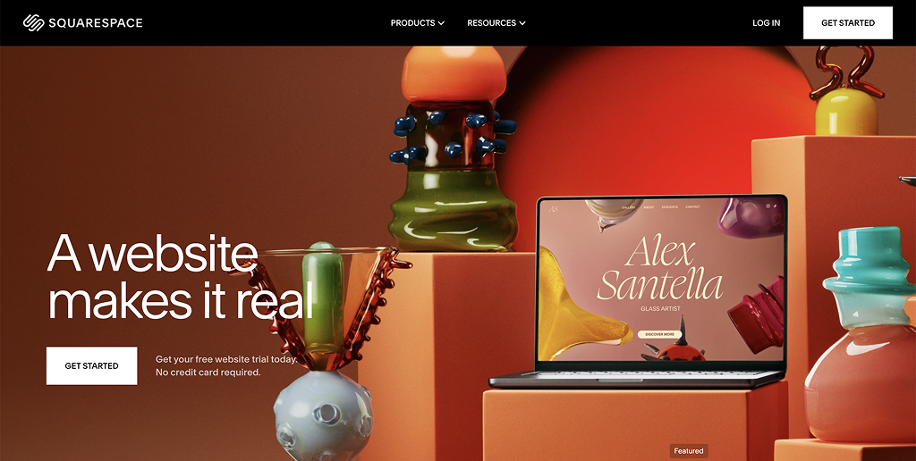Squarespace Main Page