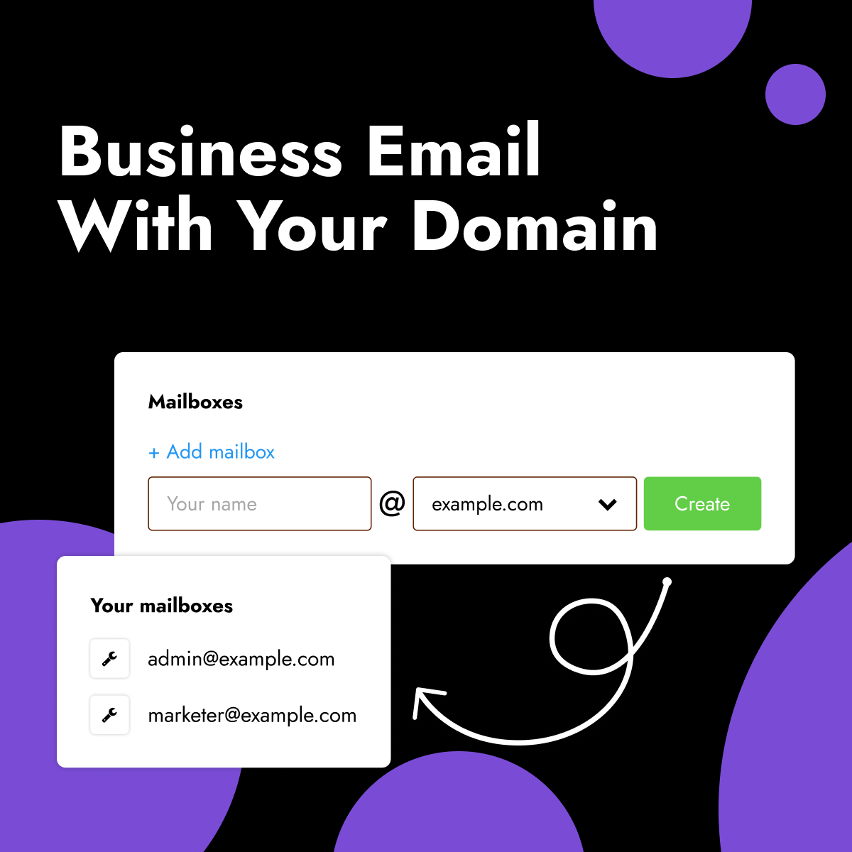 Setting up a business email account in Site.pro