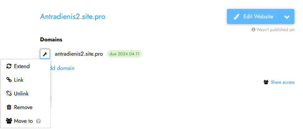 Wie verlinkt man eine gekaufte Domain?